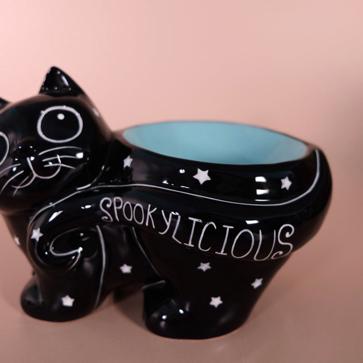 Cat Pedestal Bowl