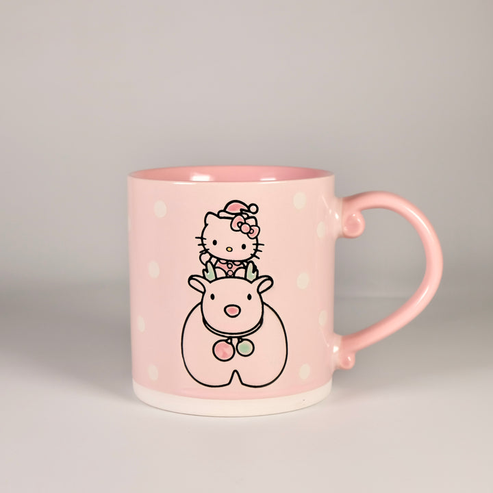 HELLO KITTY AND MY MELODY CHRISTMAS MUG SET 21oz