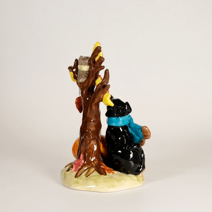 Autumn Tree Lab Dog Figurine