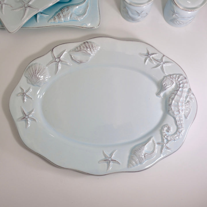 LAGUNA COASTAL OVAL PLATTER BLUE