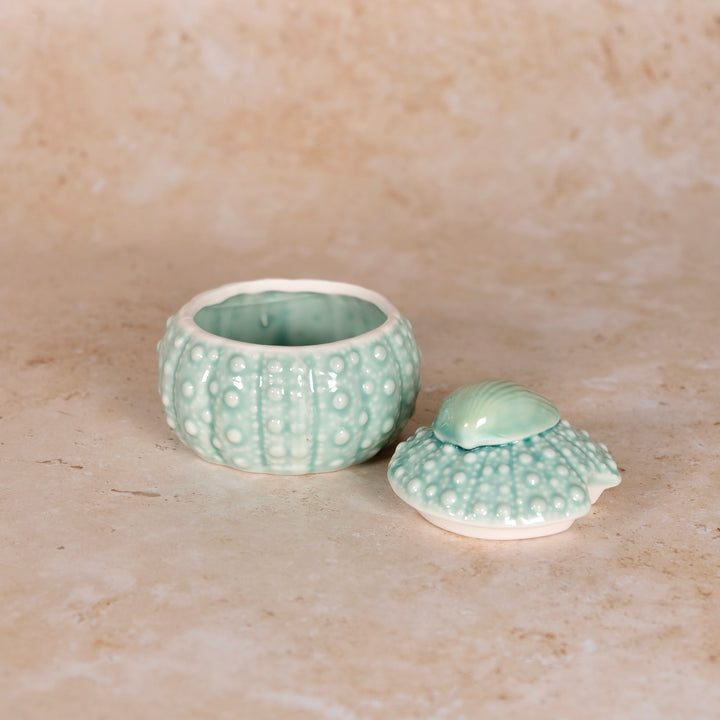 TURQ URCHIN SUGAR BOWL