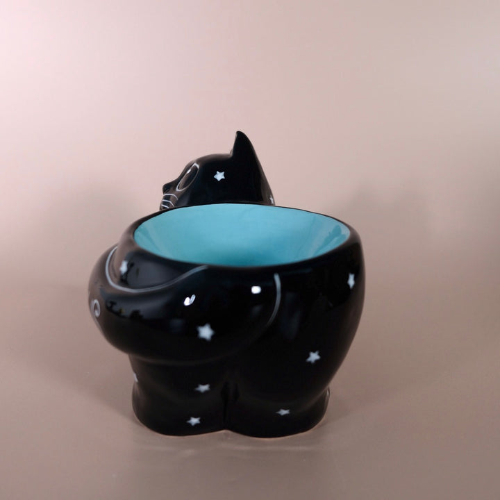 Cat Pedestal Bowl