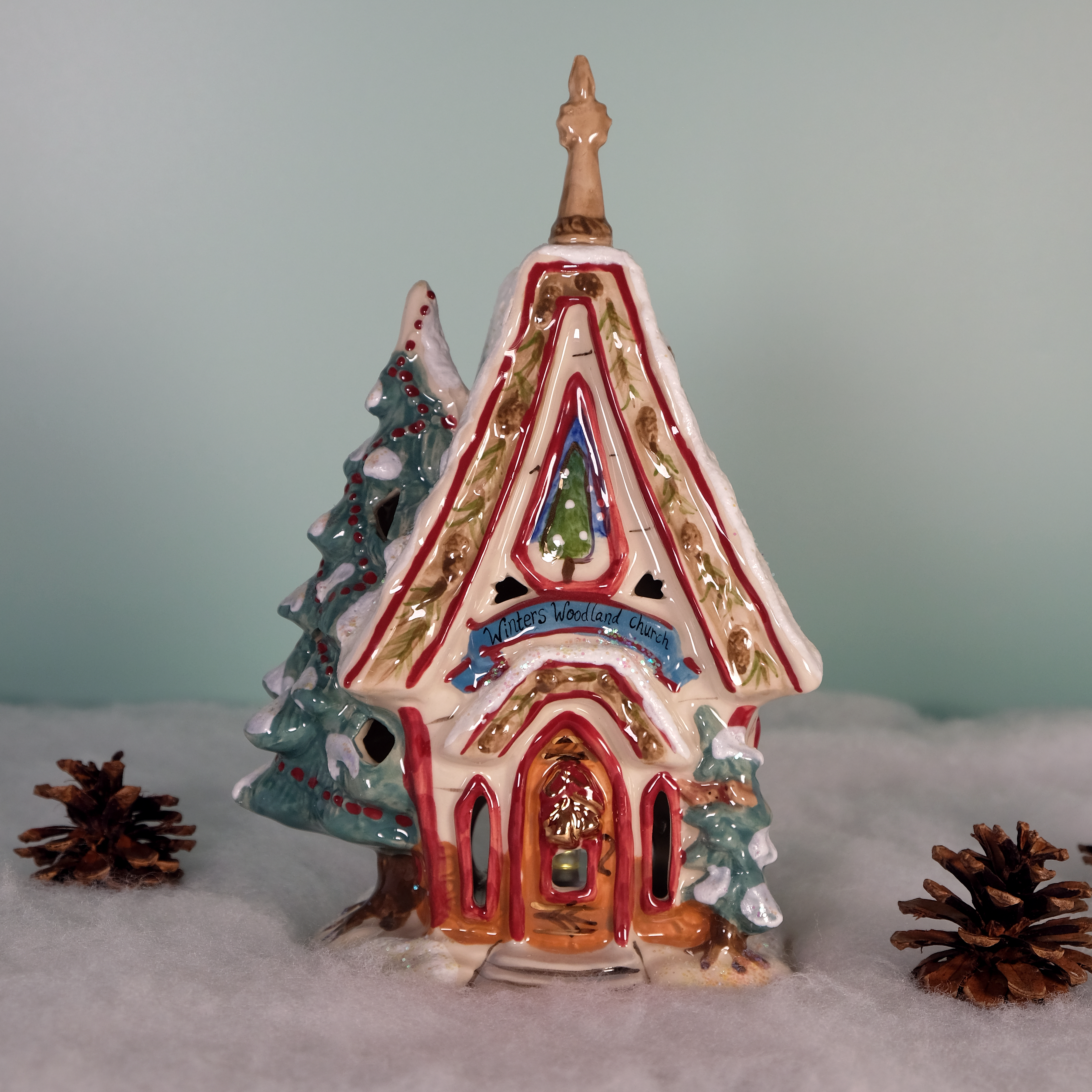 Winter Wonderland Church Candle House