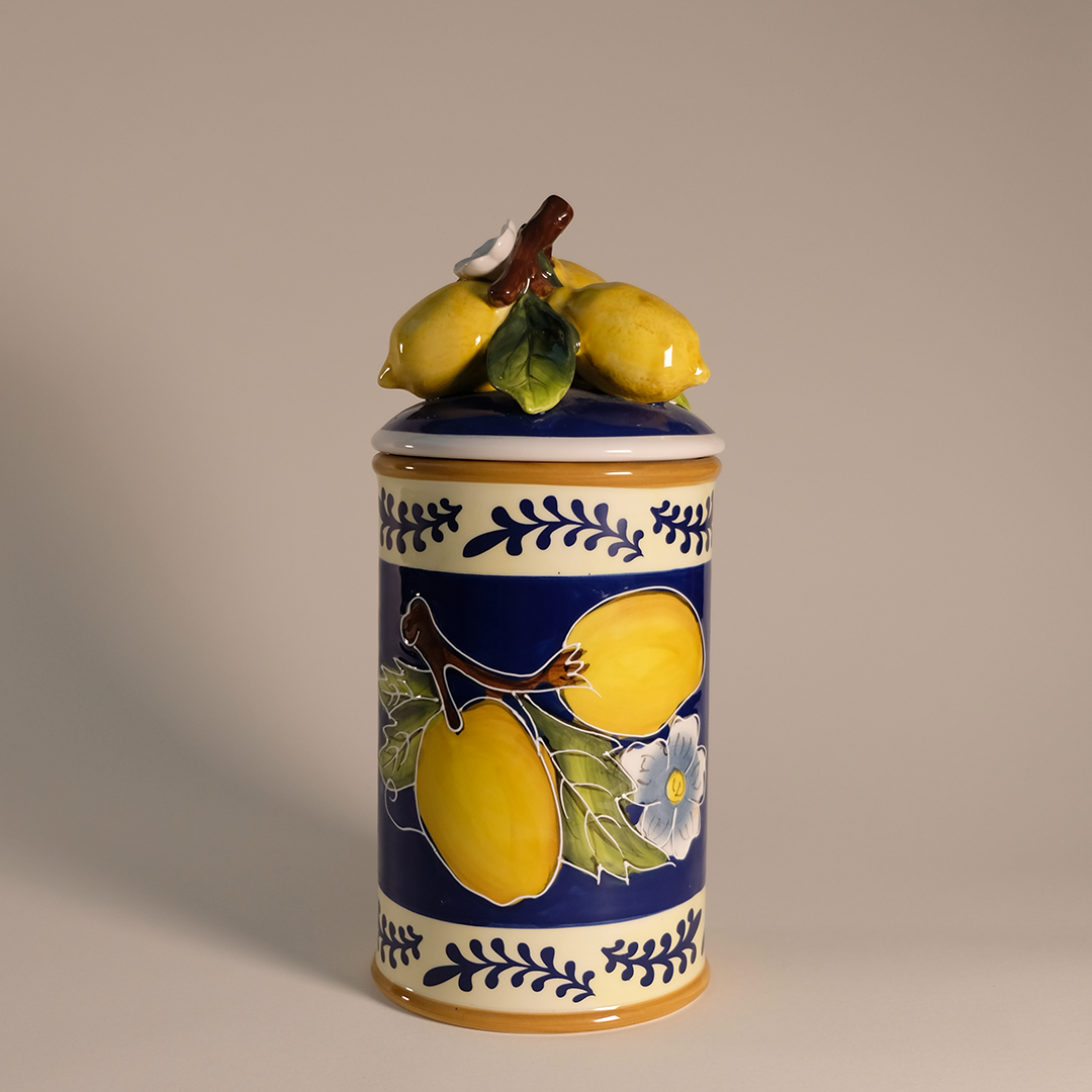 Lemon Canister | Handcrafted Collectible Ceramic Gift