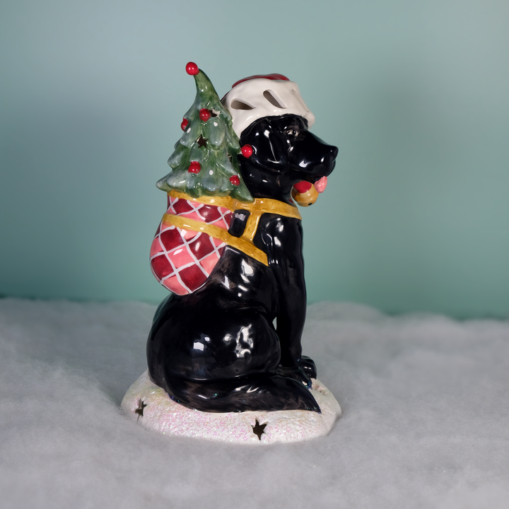 Black Lab Tealight Holder