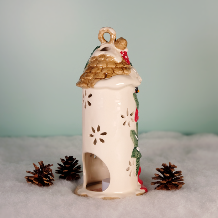 Cardinal Bird Candle House