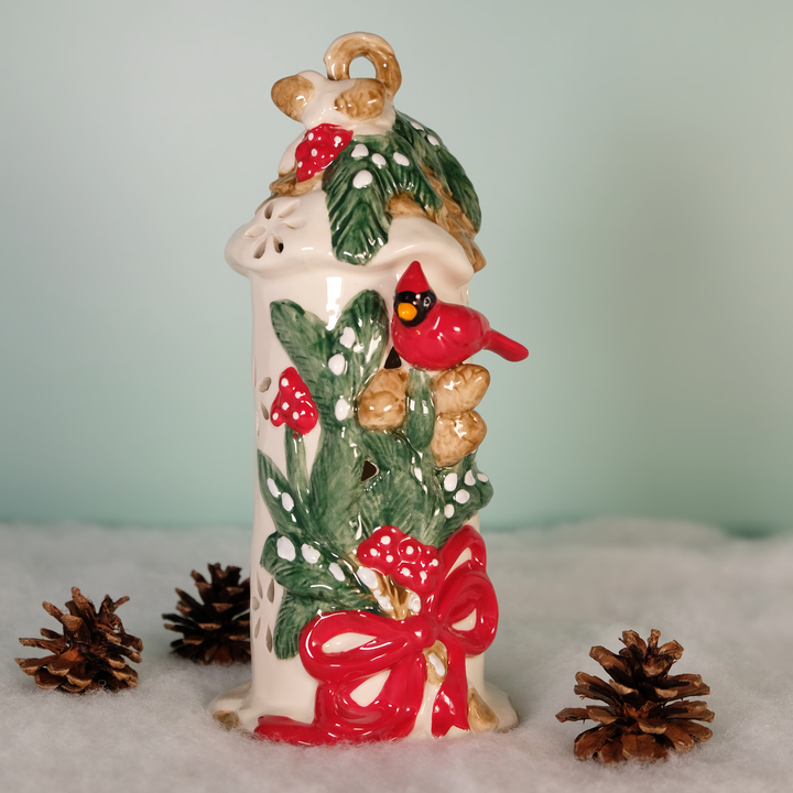 Cardinal Bird Candle House