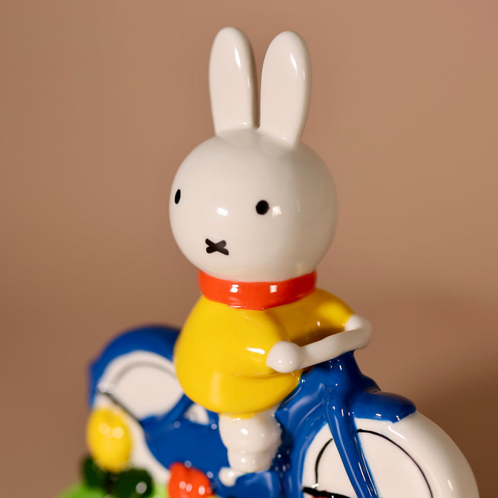 Miffy Tulip Garden Bike Ride Figurine