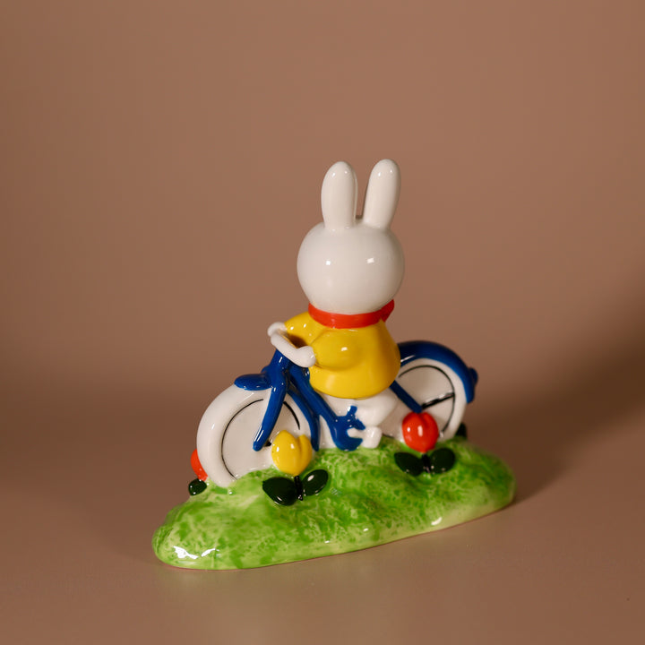 Miffy Tulip Garden Bike Ride Figurine