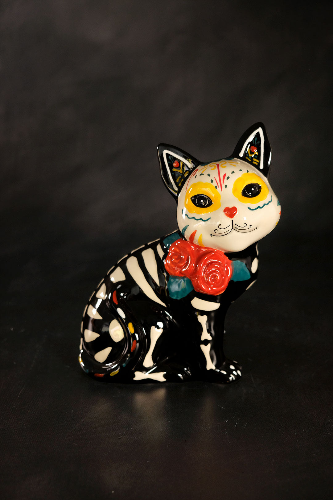 Roxy Day of the Dead Cat Figurine | Unique Limited Design