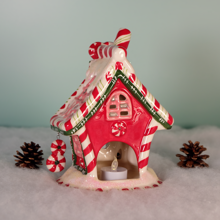 Candy Cane Shop Candle House