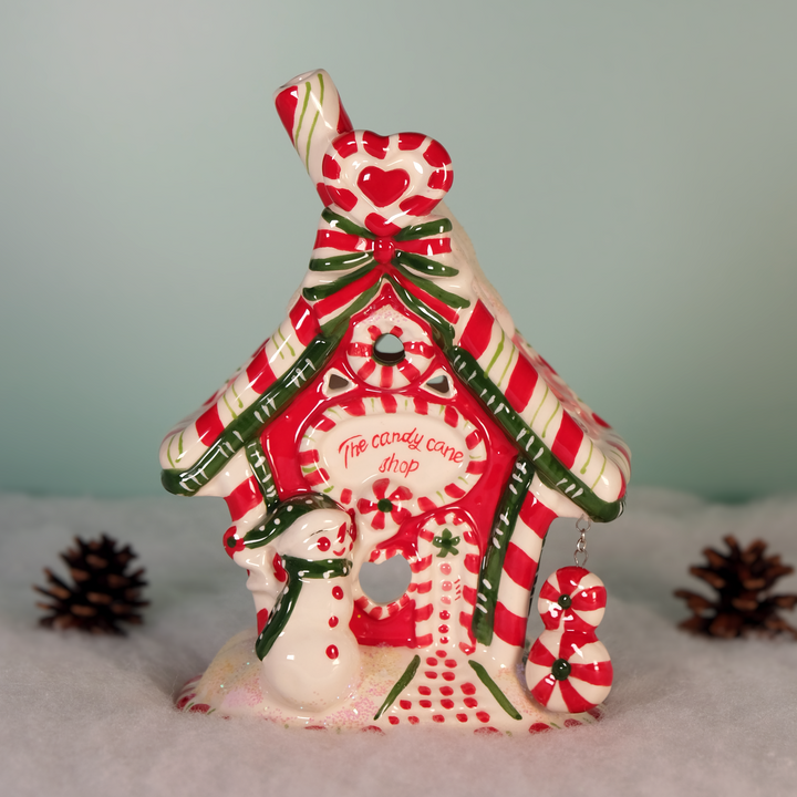 Candy Cane Shop Candle House