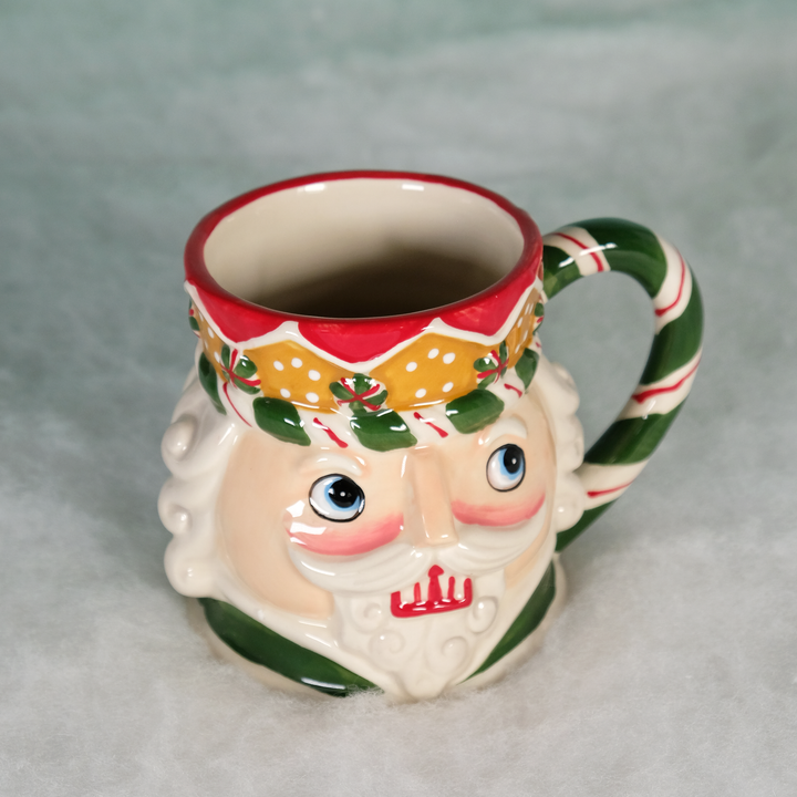 GREEN NUTCRACKER FIG MUG
