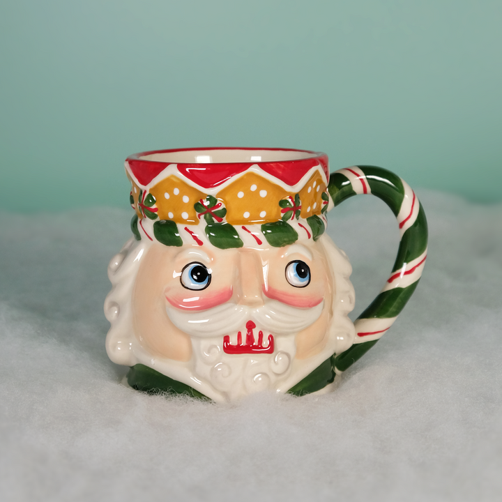 GREEN NUTCRACKER FIG MUG