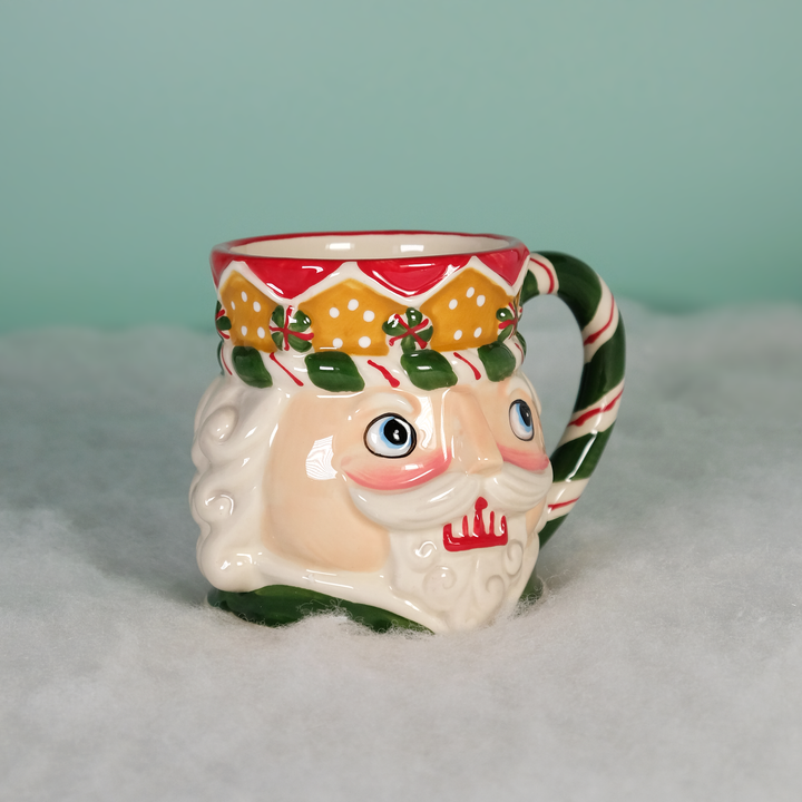 GREEN NUTCRACKER FIG MUG