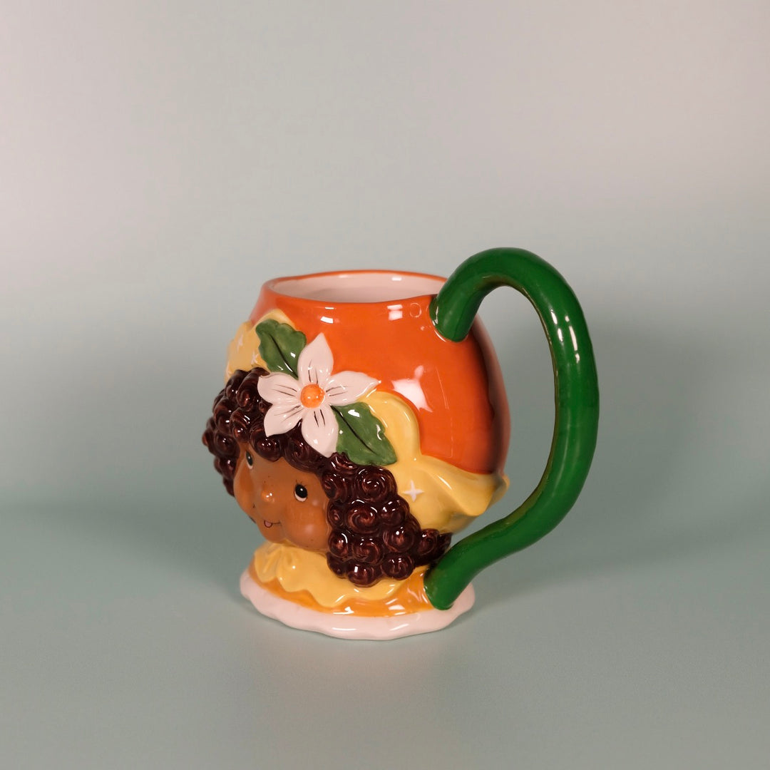 Orange Blossom Figural Mug
