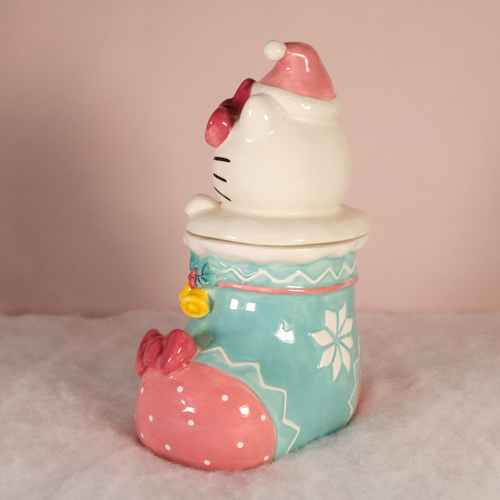 Hello Kitty Holiday Stocking Cookie Jar