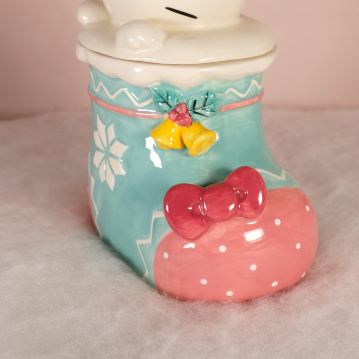 Hello Kitty Holiday Stocking Cookie Jar