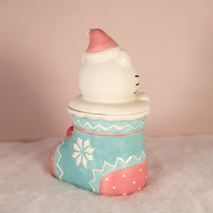 Hello Kitty Holiday Stocking Cookie Jar