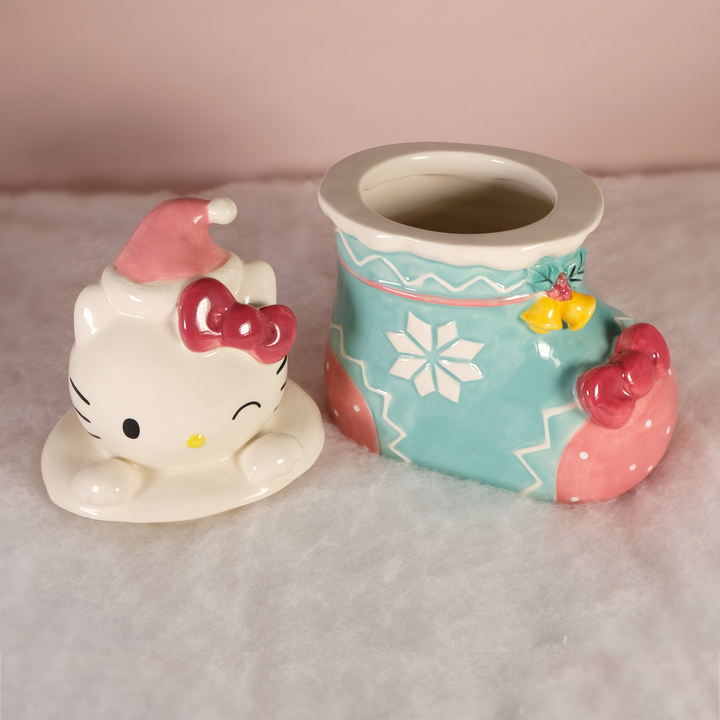 Hello Kitty Holiday Stocking Cookie Jar