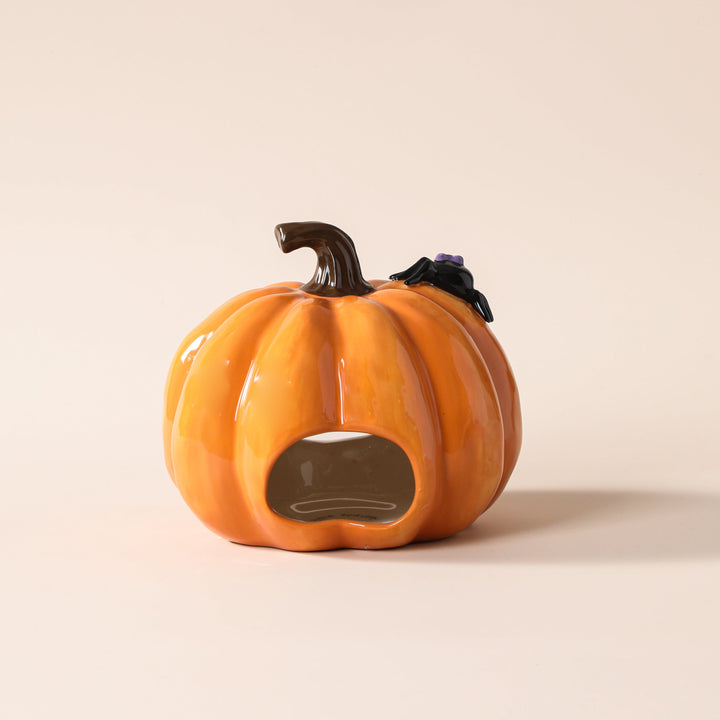 Hello Kitty Pumpkin Cutout Candle House