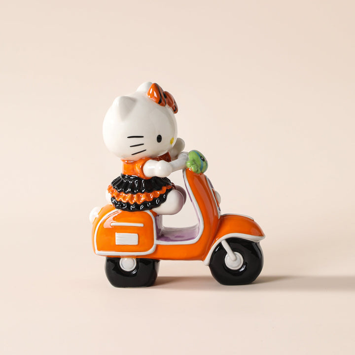 Hello Kitty Halloween Orange Scooter Figurine