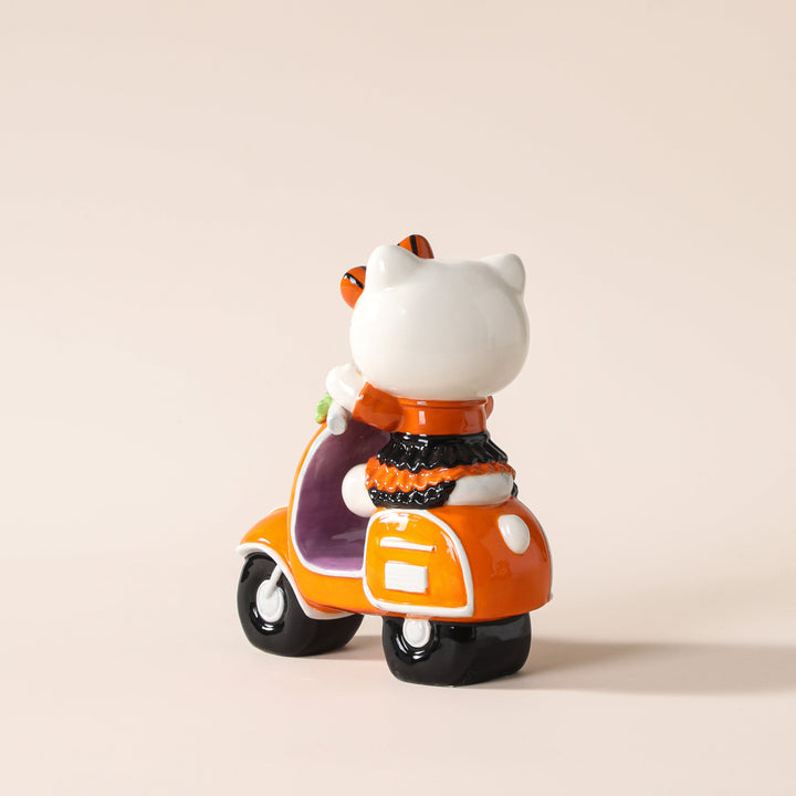 Hello Kitty Halloween Orange Scooter Figurine