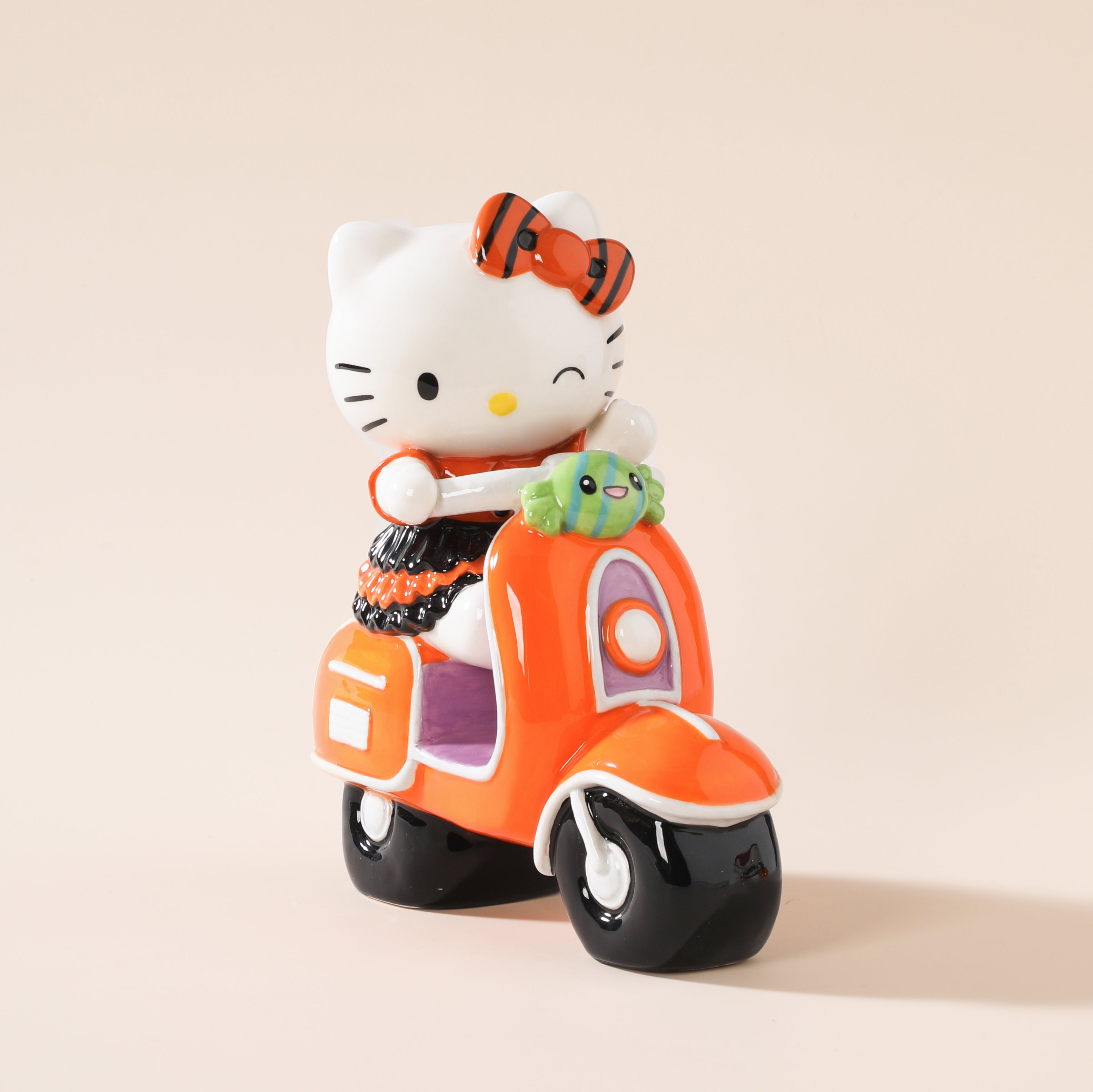 Hello Kitty Halloween Orange Scooter Figurine