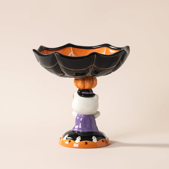 Hello Kitty Spider Web Pedestal Candy Bowl