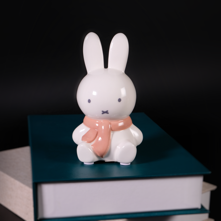 Miffy's Blush Scarf Figurine