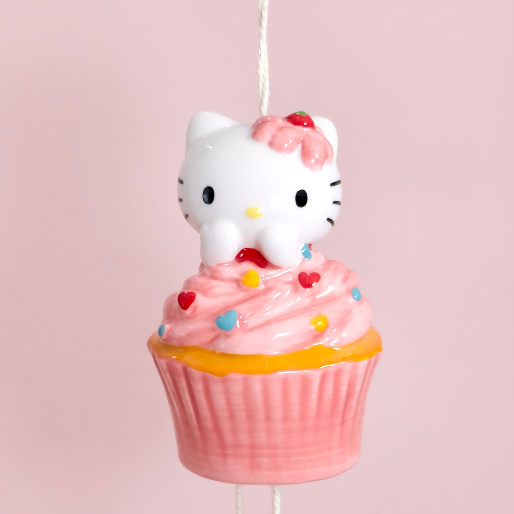 Hello Kitty Cupcake Delight Wind Chime