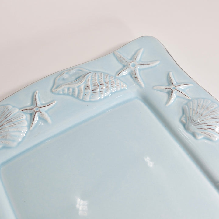 LAGUNA COASTAL 11'' SQUARE PLATE BLUE