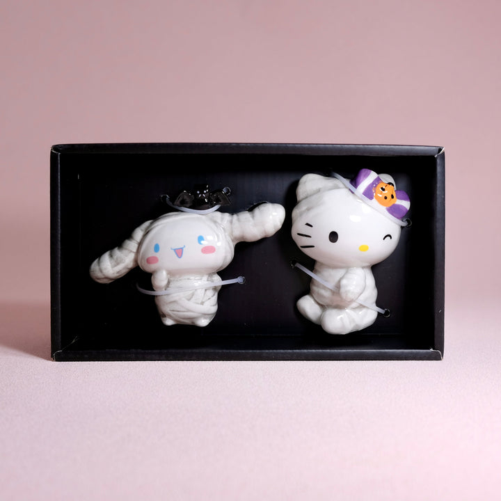 Hello Kitty & Cinnamoroll Mummy Salt & Pepper Shakers