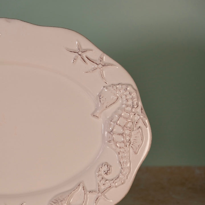 LAGUNA COASTAL OVAL PLATTER WHITE