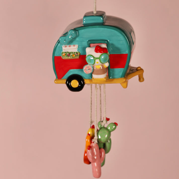 Hello Kitty Desert Camper Wind Chime