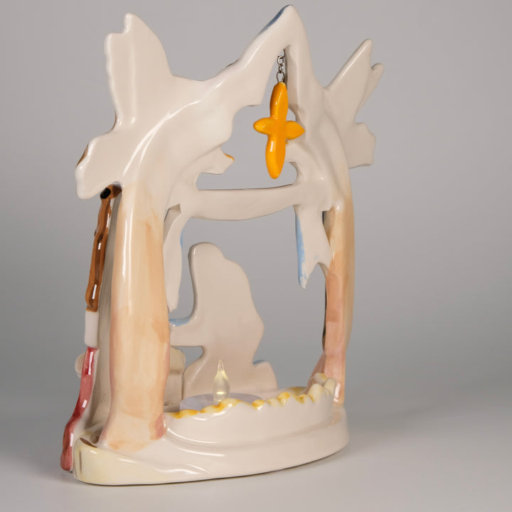 Nativity Joy To The World Tealight Holder