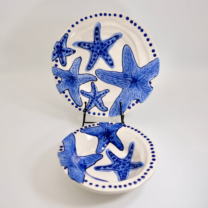 MAGIC SEA 10'' STARFISH DINNER PLATE