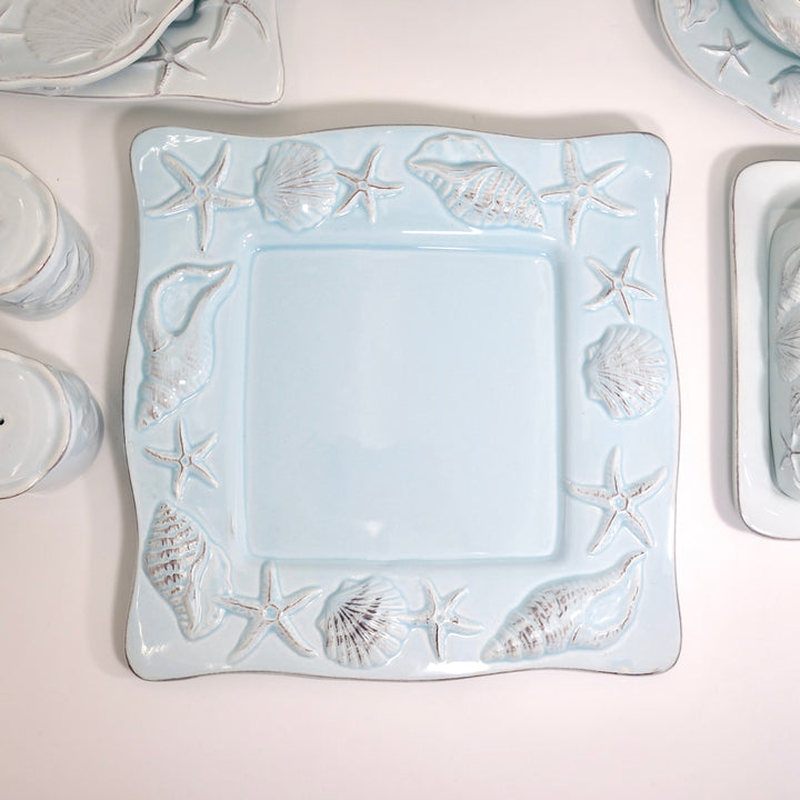 LAGUNA COASTAL 11'' SQUARE PLATE BLUE