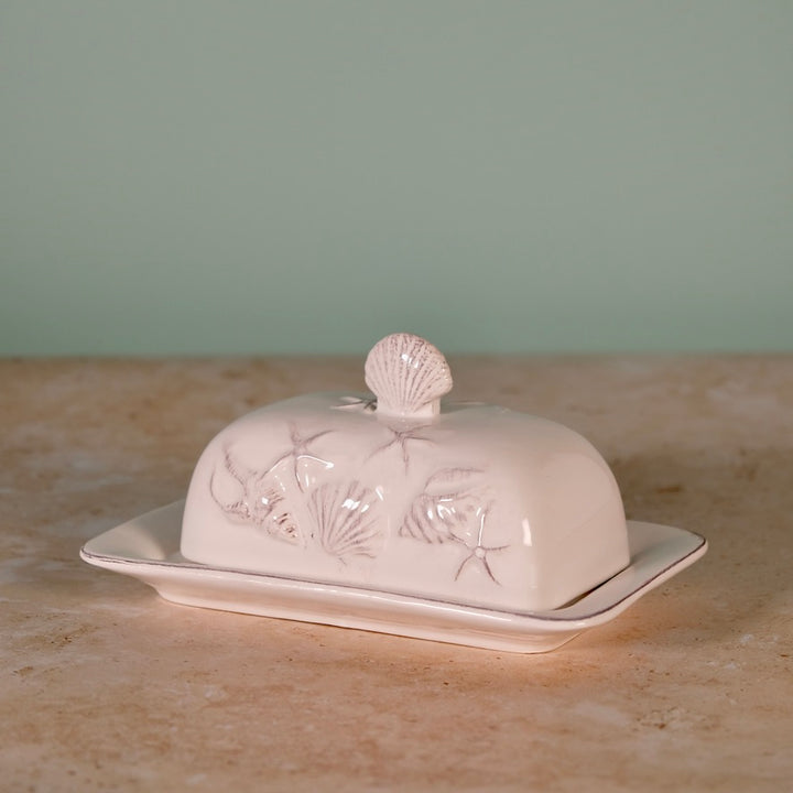 LAGUNA COASTAL BUTTER DISH WHITE