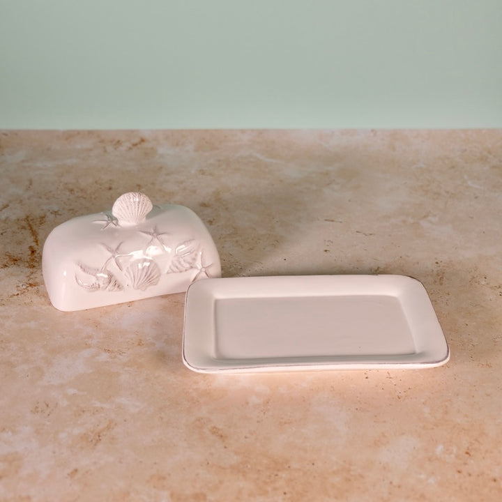 LAGUNA COASTAL BUTTER DISH WHITE
