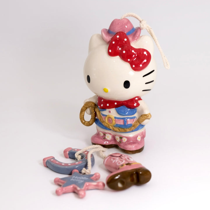 Hello Kitty Cowgirl Wind Chime