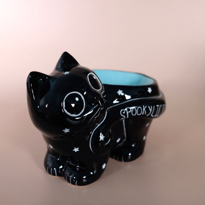 Cat Pedestal Bowl