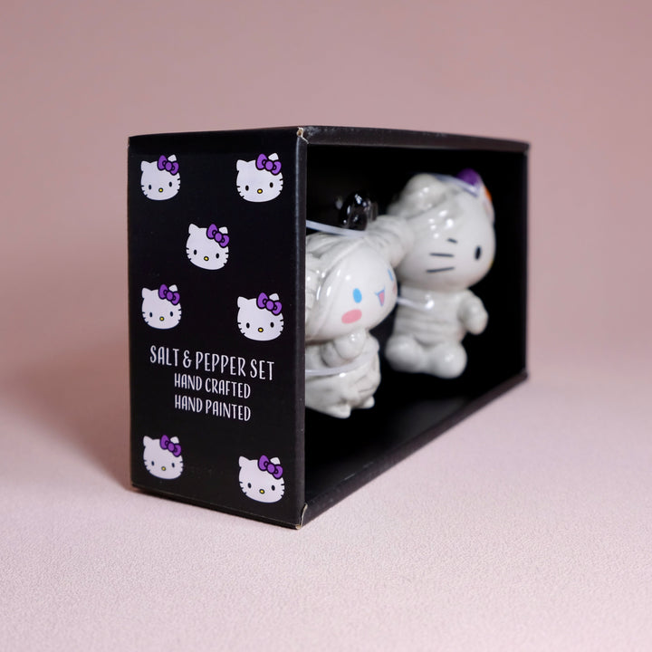 Hello Kitty & Cinnamoroll Mummy Salt & Pepper Shakers