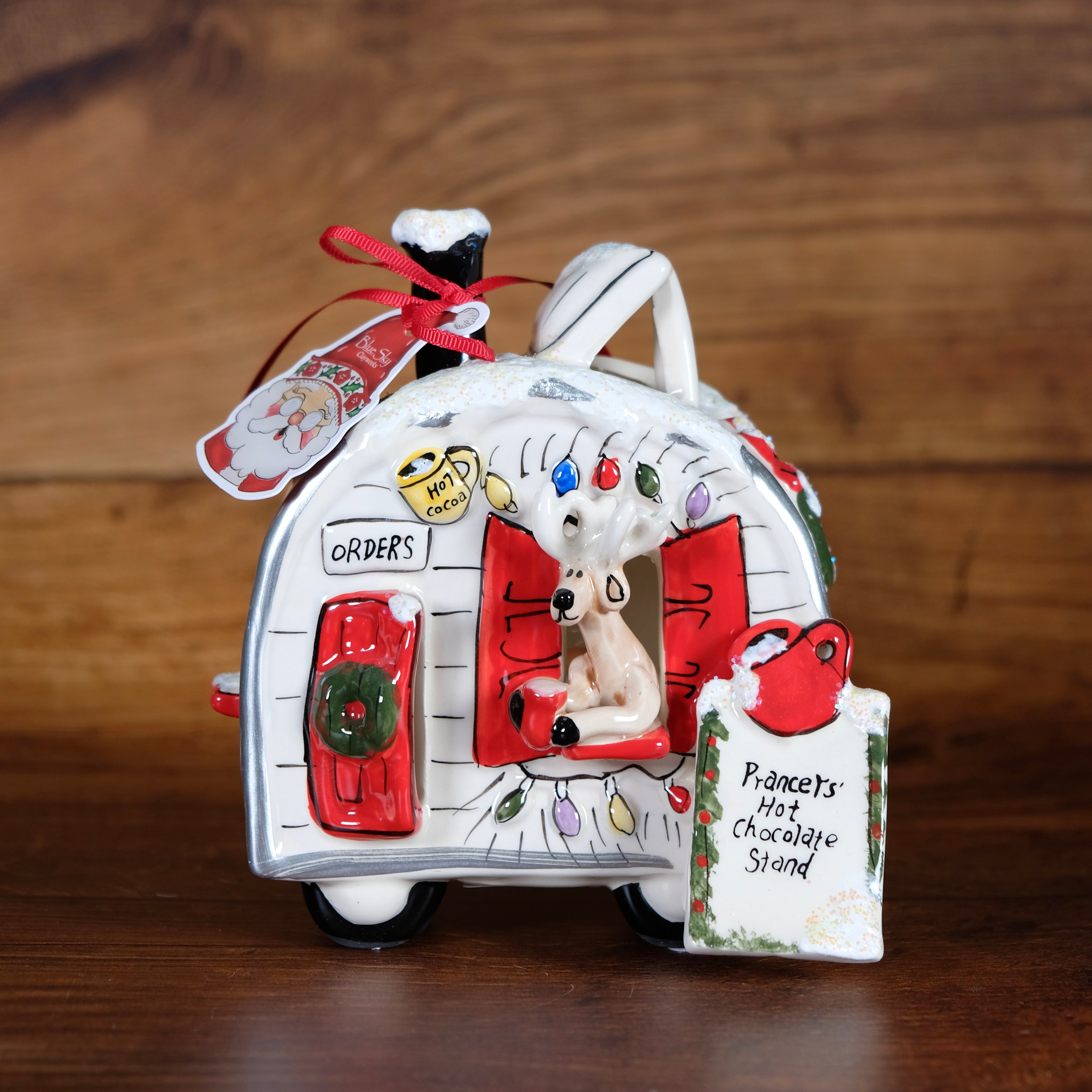 ReindeerVille - Prancer's Hot Chocolate Stand Candle House