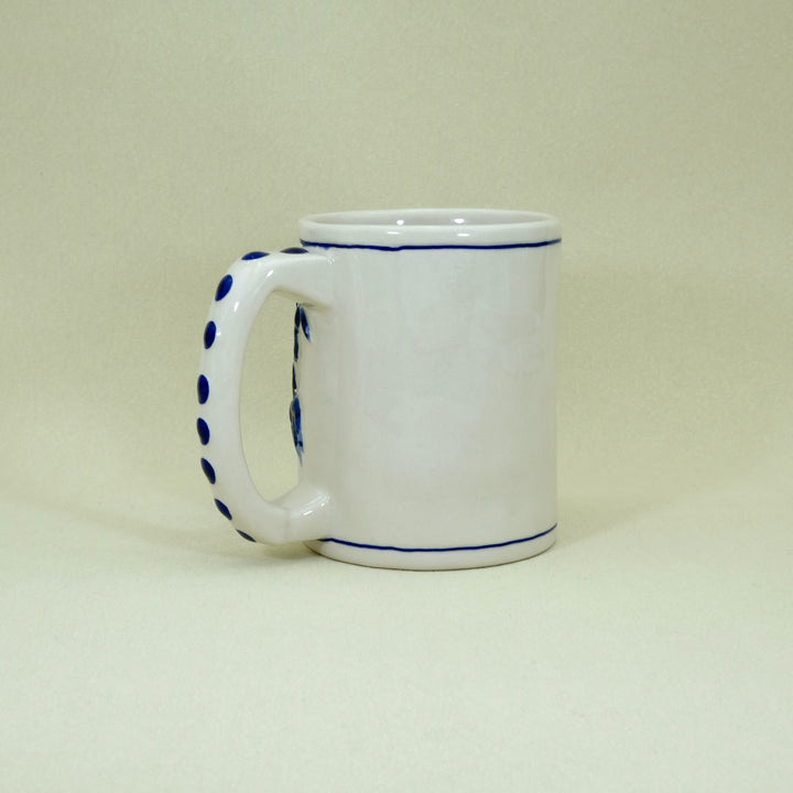 MAGIC SEA CRAB MUG - COBALT BLUE
