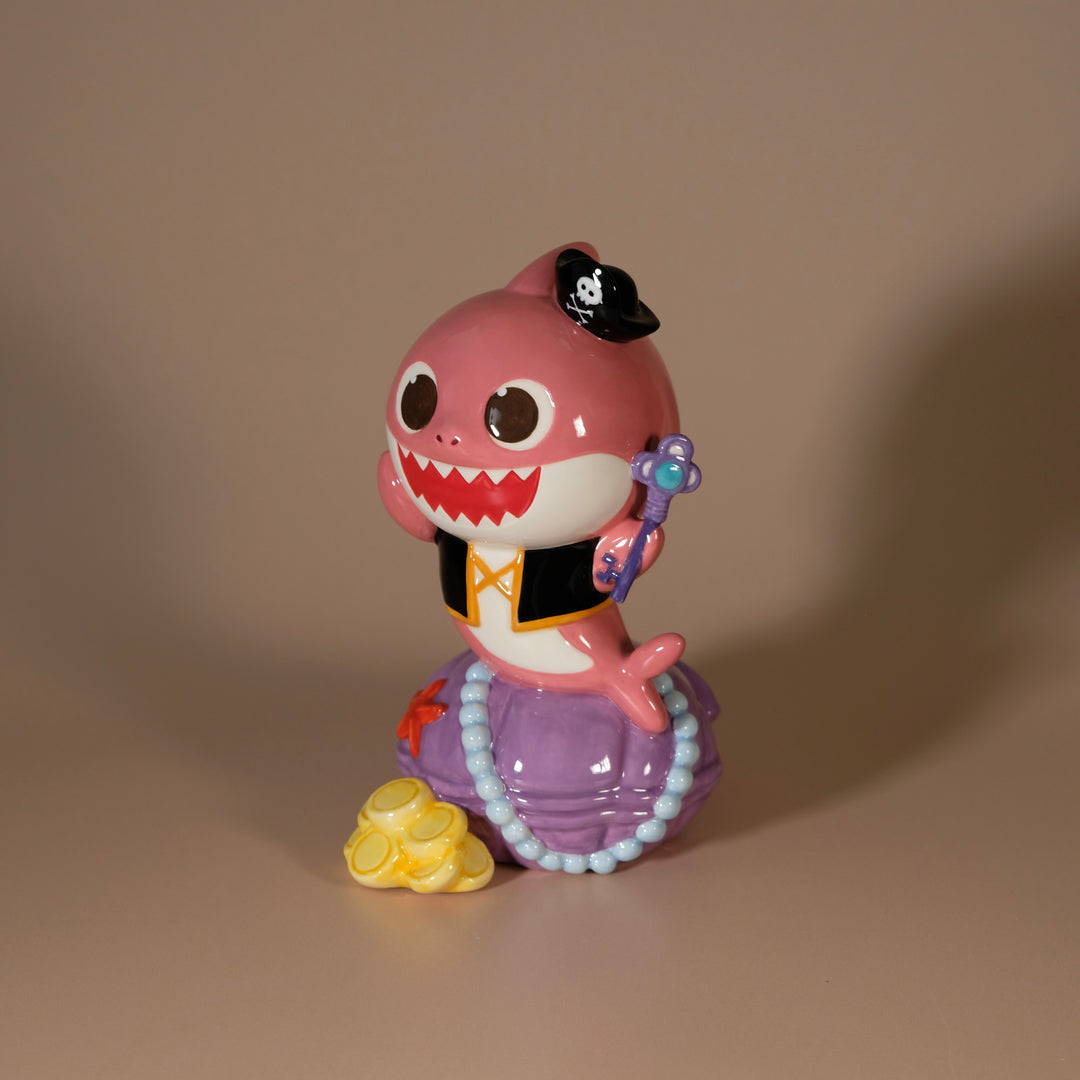 Mommy Shark Pirate Family Figurine