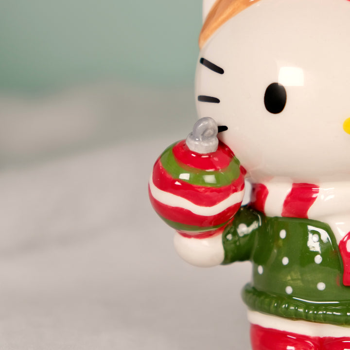 CHRISTMAS HELLO KITTY REINDEER FIGURINE