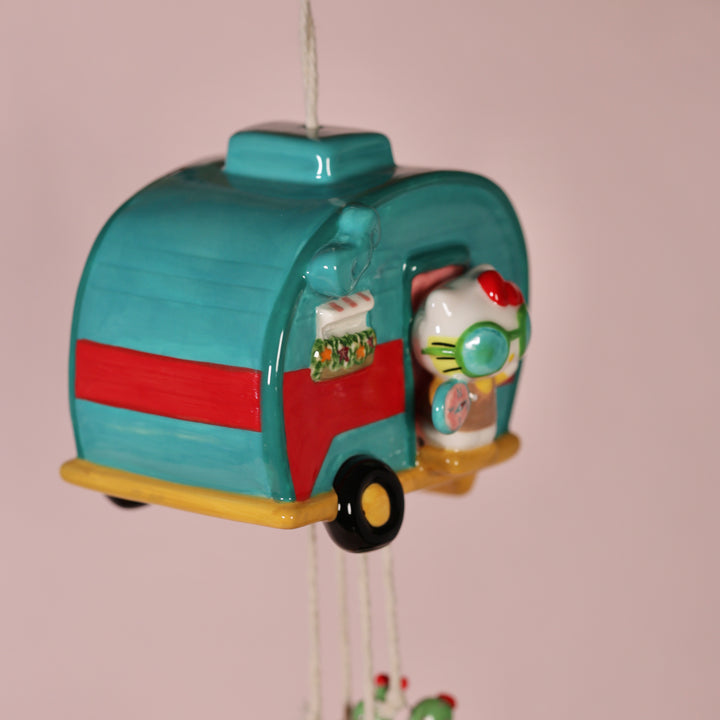 Hello Kitty Desert Camper Wind Chime