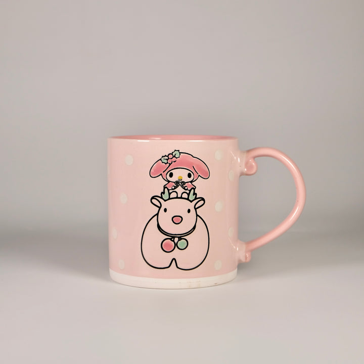 HELLO KITTY AND MY MELODY CHRISTMAS MUG SET 21oz