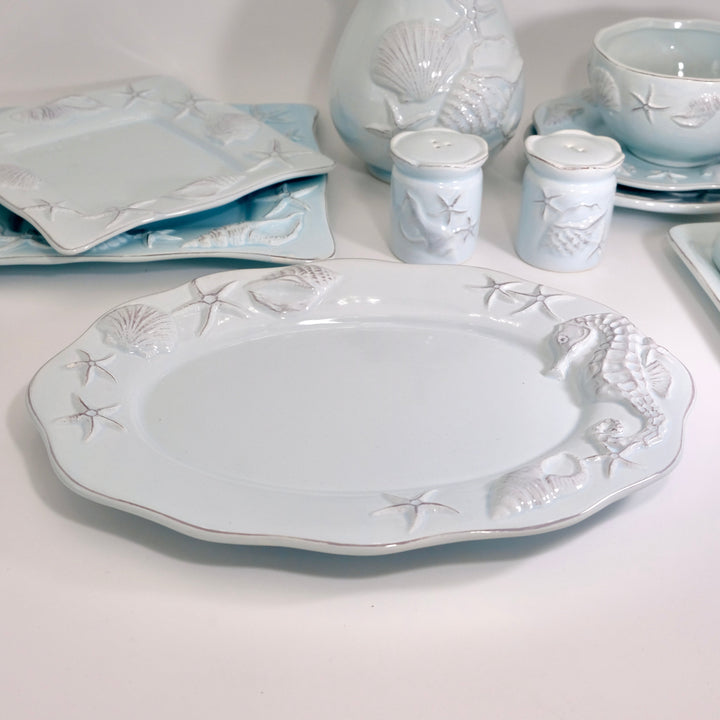 LAGUNA COASTAL OVAL PLATTER BLUE
